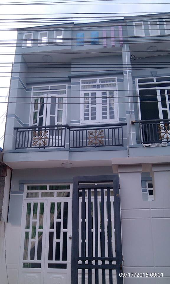 Nhà mới xây 5x16m,sh ngã ba Phan Văn Hớn - Trần Văn Mười, đúc 1 tấm