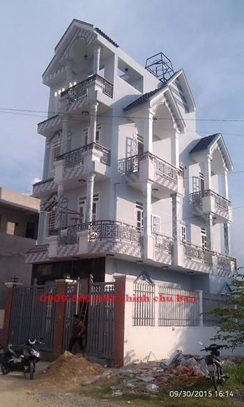 Biệt thự 4 lầu 8 x 14m, SHR, 5PN - 5WC - Phan Văn Hớn KDC Đại Hải - Gần chợ Bà Điểm