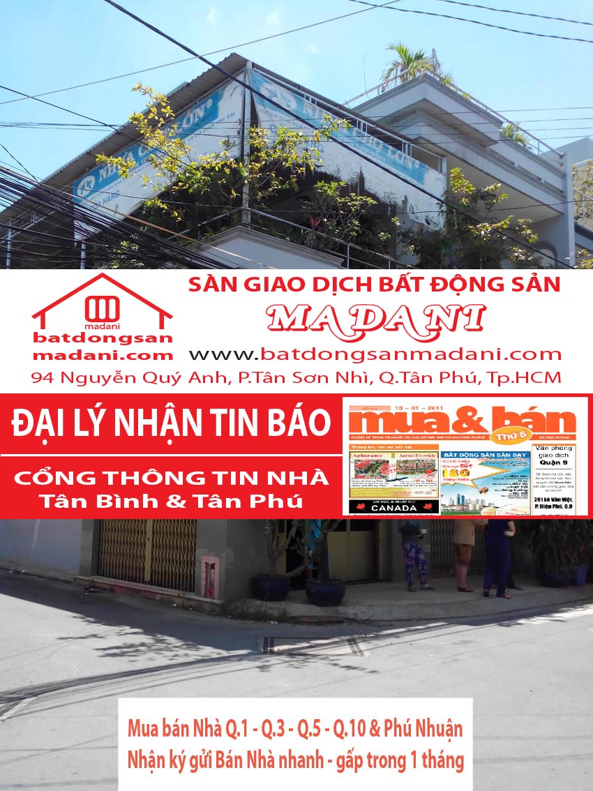 Bán nhà Hẻm 6M – Phan Anh, P.Tân Thới Hòa, Q.Tân Phú