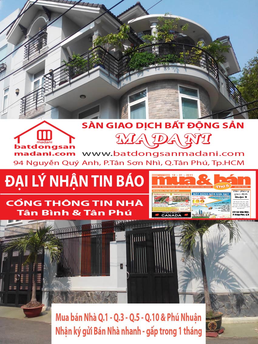 Bán nhà Hẻm 8M – Phổ Quang, P.2, Q.Tân Bình