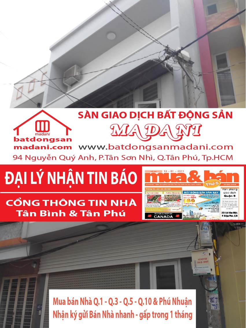 Bán nhà Hẻm 4M – Hoàng Văn Thụ, P.4, Q.Tân Bình 