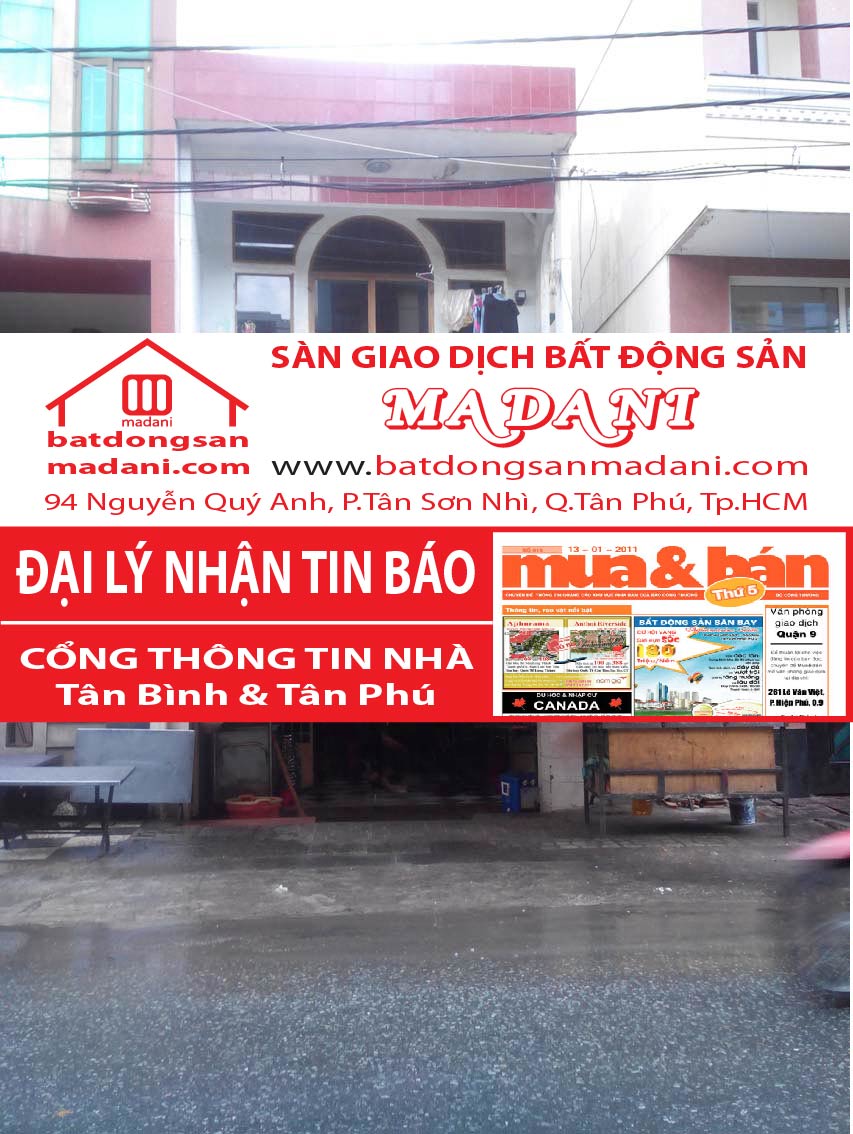 Bán nhà Mặt tiền – Nguyễn Minh Hoàng, P.12, Q.Tân Bình