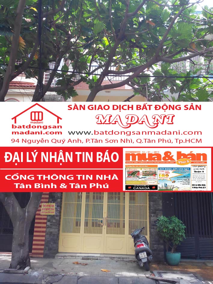 Bán nhà Hẻm 8M – Vườn Lài, P.PTH, Q.Tân Phú