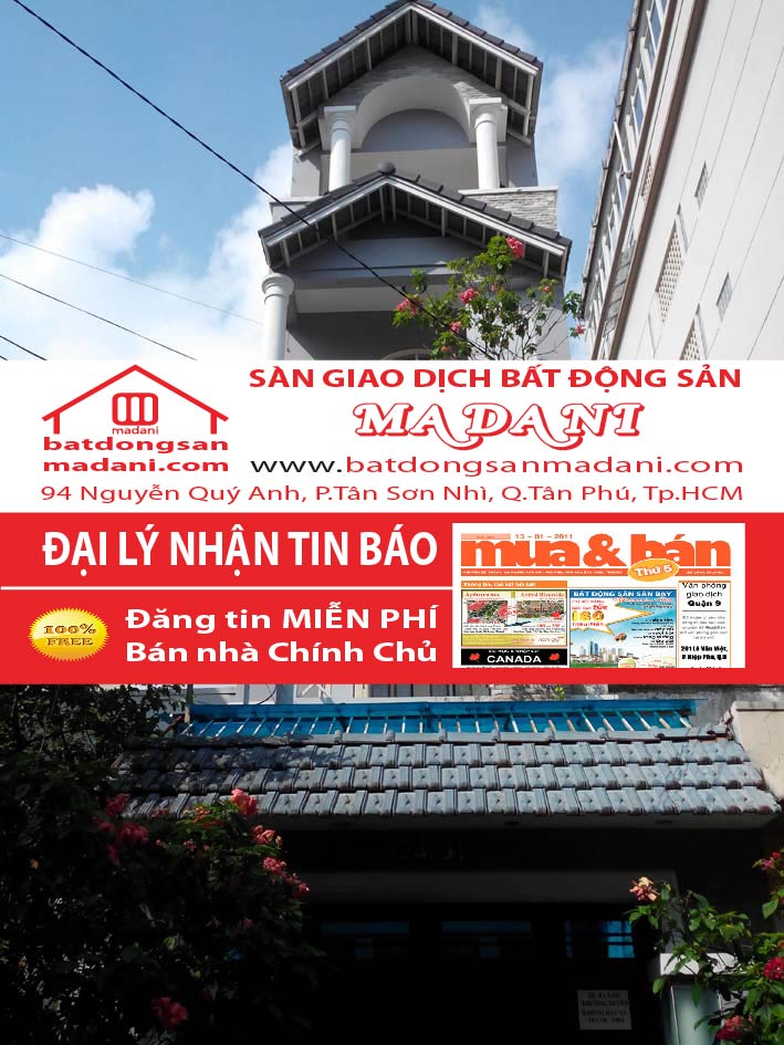 Bán nhà Hẻm 6M – Hoàng Văn Thụ, P.4, Q.Tân Bình