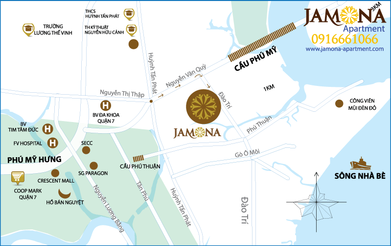 Đất nền nhà phố & biệt thự JAMONA CITY Q.7 - từ 2,2 tỷ / nền, TT chậm 15 đợt, TT 20% nhận nền XD ngay
