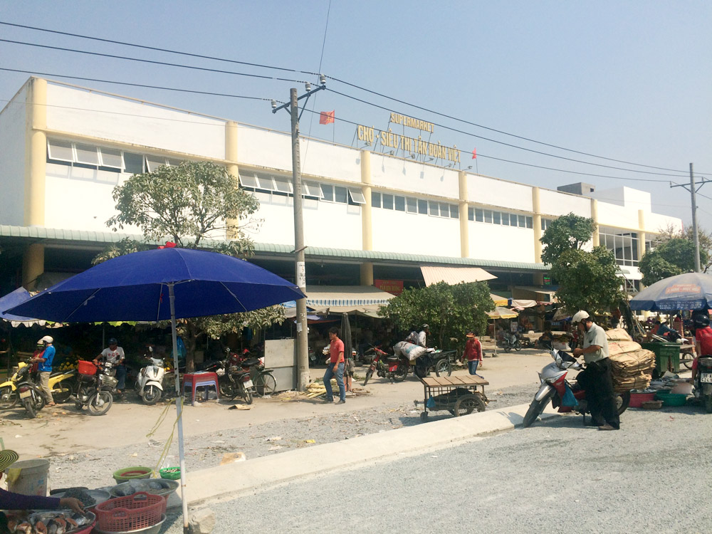 Bán đất Bình Chánh Quốc lộ 50 - đối diện chợ Phú Lạc và trường tiểu học Phong Phú