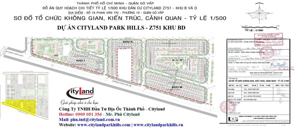 Dự án Cityland Park Hills bán nhà phố 5 tầng chỉ 5,8tỷ căn