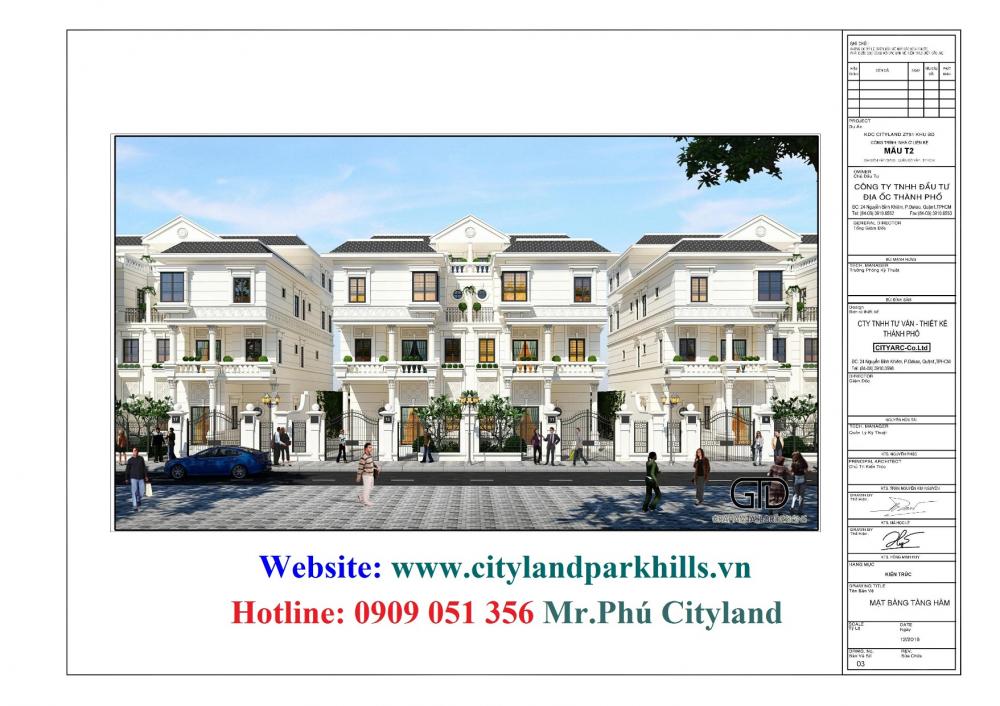 Dự án Cityland Park Hills bán nhà phố 5 tầng chỉ 5,8tỷ căn
