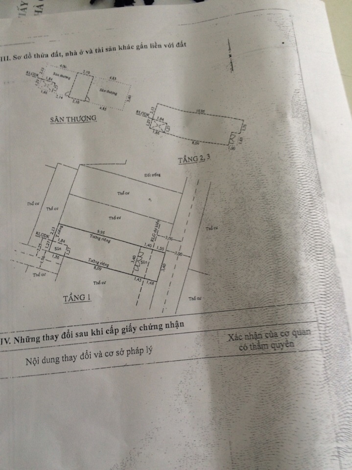 Nhà 36/18 đường Số 18, Phường 8, Gò Vấp, HXH 5m, 59,97m2, 1 trệt + 3 lầu, 6PN, 6WC, Đông Bắc