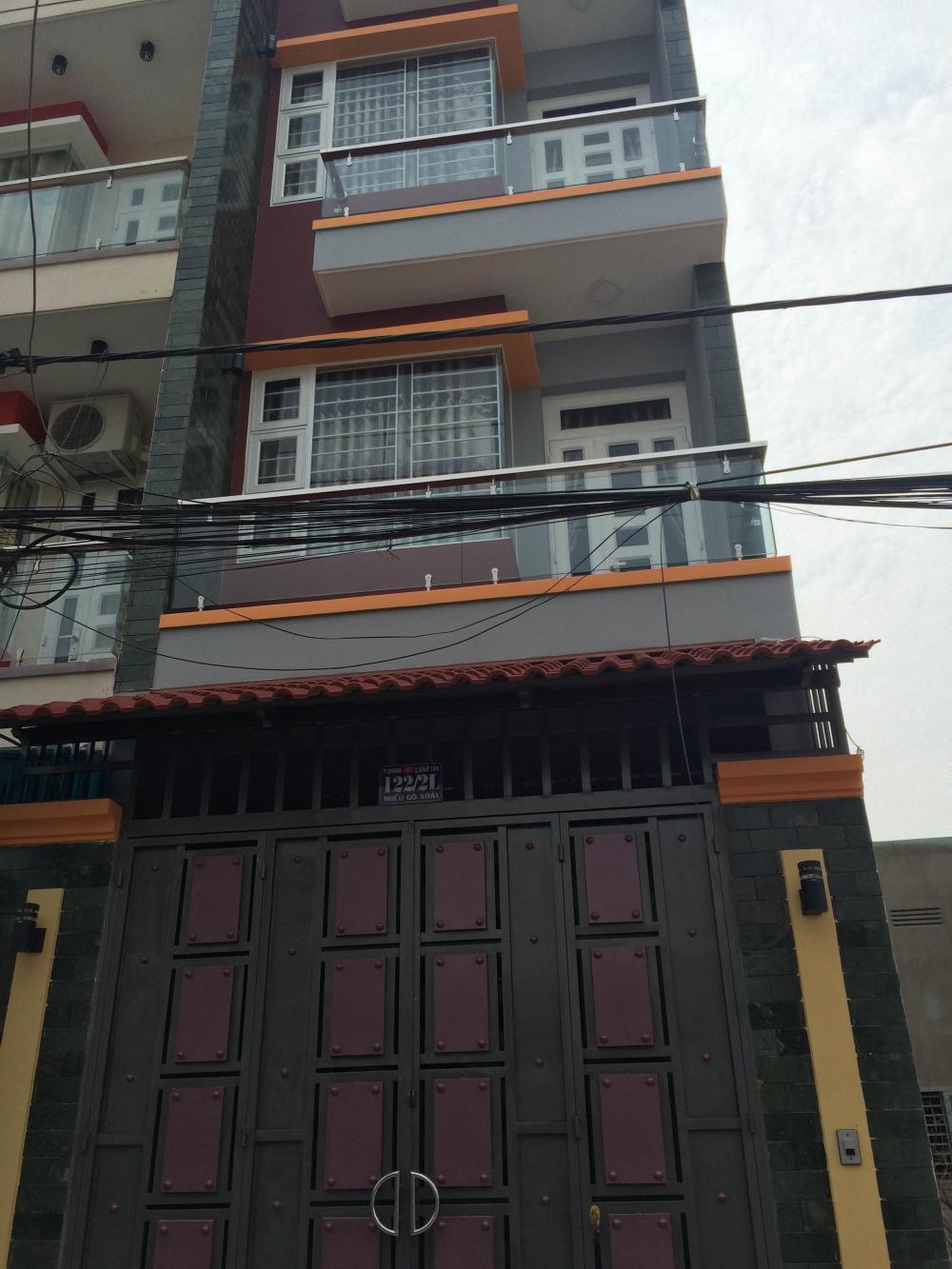 Nhà bán quận Bình Tân khu dân cư Đất Mới 4mx16m, 3 tấm xây kiên cố, 5 phòng ngủ, 