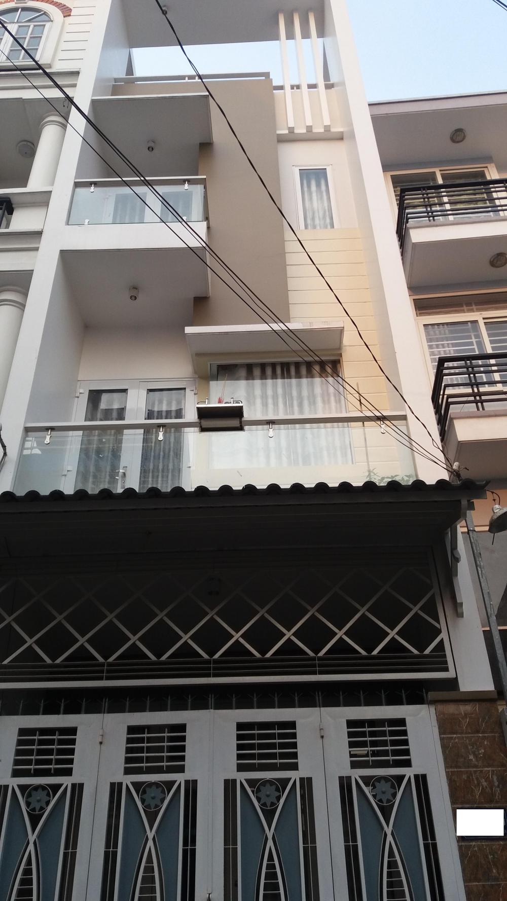 Bán nhà riêng quận Bình Tân, DT 4m x 17m, 1 trệt 3 lầu, giá 4.4 tỷ, Hương Lộ 2