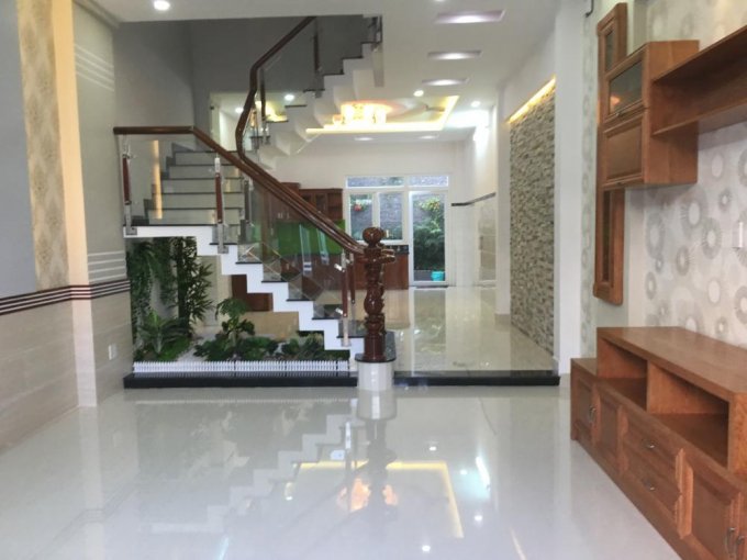 Bán nhà mới xây 100% tuyệt đẹp đúc 4 tấm hẻm 6m đường Lê Văn Thọ, phường 9, Quận Gò Vấp
