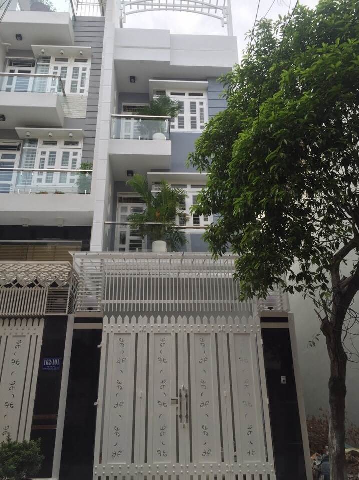 Bán nhà quận Bình Tân đẹp Hương Lộ 2, 1 trệt+ 3 lầu, sân thượng, 6x15m thiết kế cao cấp sang trọng 