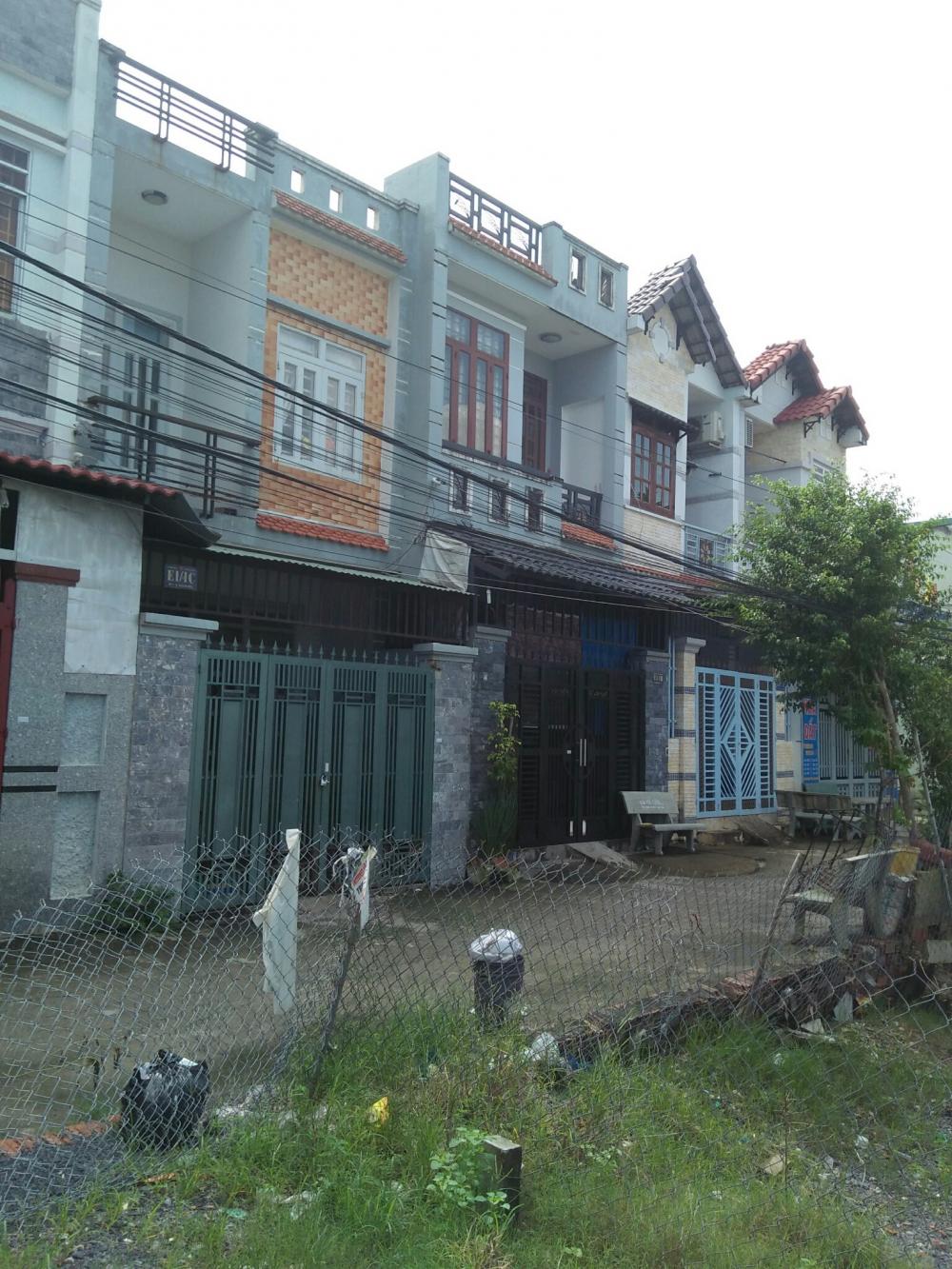 Nhà phố 1 sẹc, 56m2, 1 trệt, 1 lầu, mới xây Vĩnh Lộc B, Bình Cháu