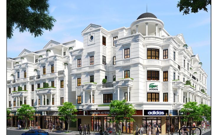 Bán khu biệt thự phố liền kề cao cấp shophouse thương mại 2 mặt tiền DTSD 480m2 khu vực TT Tân Phú