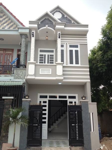 Nhà mặt tiền Nơ Trang Long, P13, Bình Thạnh 3.9x20m, đúc 2 tấm