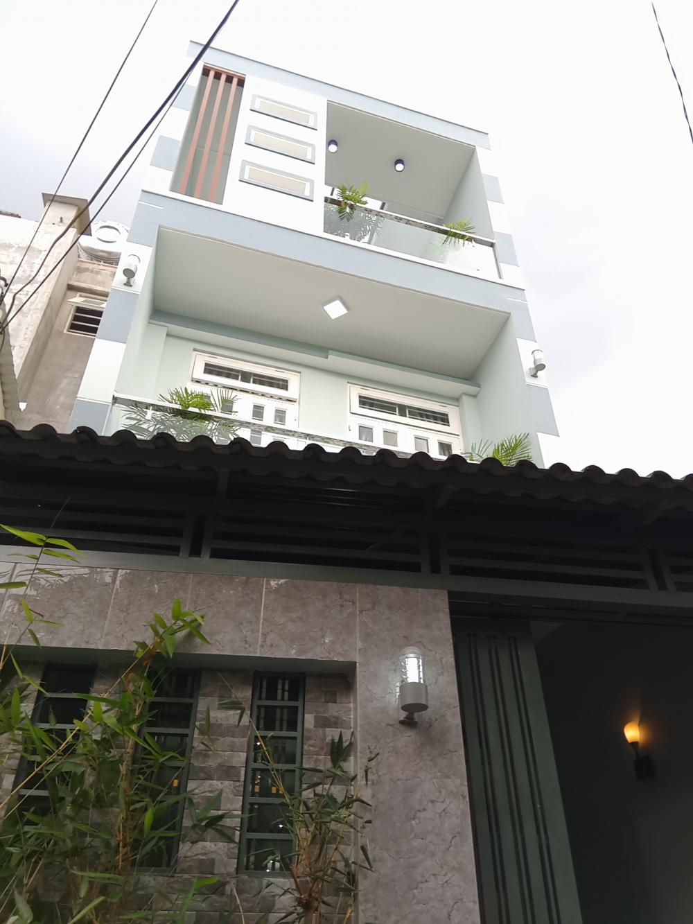 Bán nhà quận Bình Tân Đúc 3 tấm rưỡi, 4x22m, thiết kế xe tô đậu trong nhà,đường 10m thông 