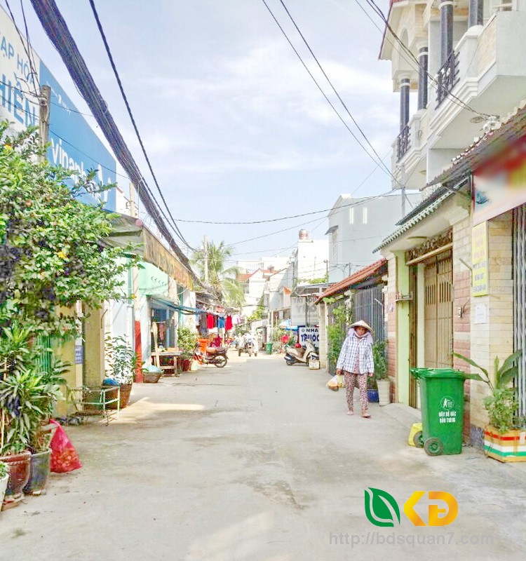 Bán nhà mặt tiền hẻm 88 Nguyễn Văn Quỳ, Phường Phú Thuận, Quận 7