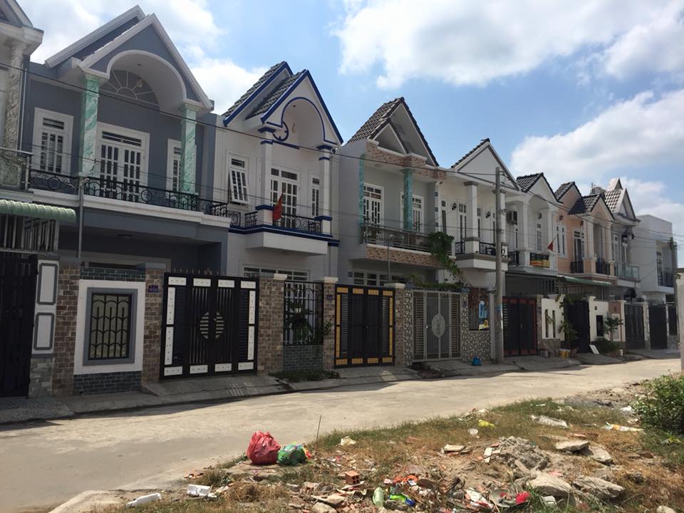 Nhà mới 2 mặt tiền gần chợ Vĩnh Lộc 820 triệu 1 lầu, 2PN, 4mx11m