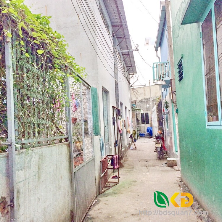Bán nhà 2 mặt tiền hẻm đường Gò Ô Môi, Phường Phú Thuận, Quận 7