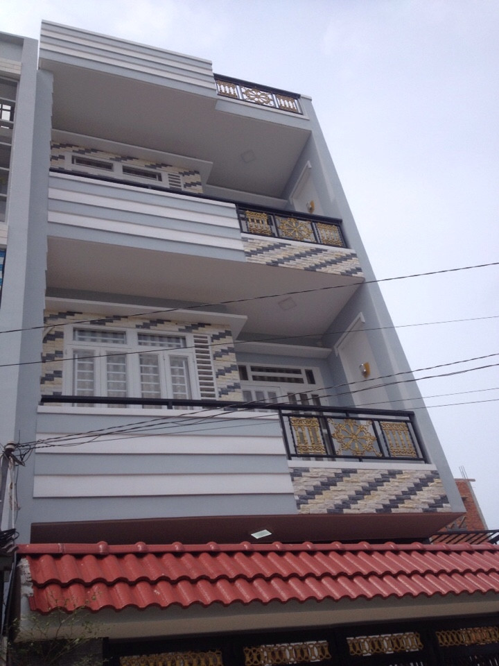 Bán nhà xây mới 3 lầu sân thượng Lê Văn Lương, sổ hồng riêng