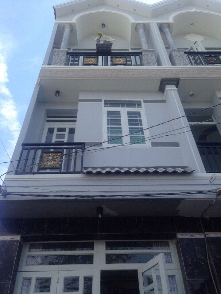 Bán nhà 4x20 xây mới 2 lầu đường Phạm Hữu Lầu liền kề Phú Mỹ Hưng, sổ riêng