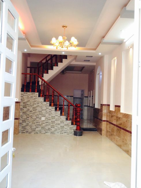 Nhà phố sổ hồng Huỳnh Tấn Phát, Nhà Bè. DT 3.2x11m, 2 lầu đúc 4 PN, giá chỉ 890tr
