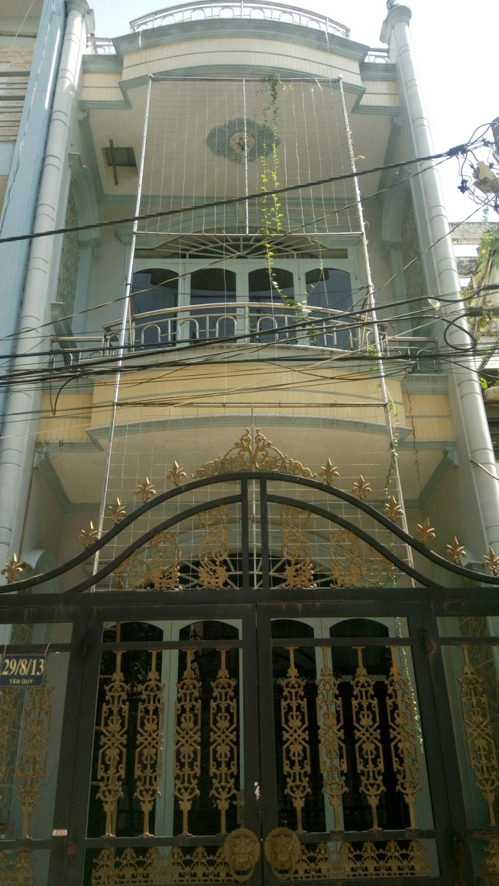 Bán nhà Tân Quý, P. Tân Quý, Quận Tân Phú, 4.1x18m, 1 trệt 1 lầu, giá 3.45 tỷ