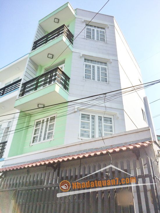 Cần bán gấp nhà phố hiện đại 3 lầu mặt tiền hẻm 128 đường Huỳnh Tấn Phát, P. Tân Thuận Tây, Quận 7