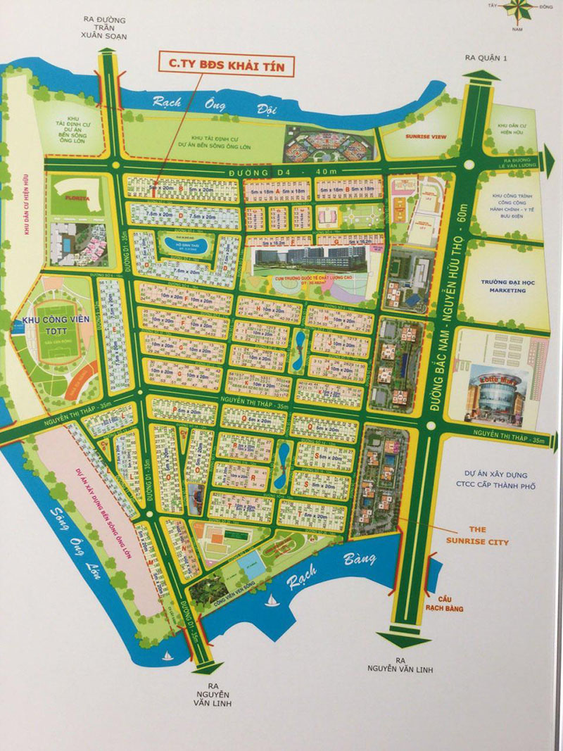 Bán nhà mặt phố tại dự án khu đô thị Him Lam Kênh Tẻ, Quận 7, TP. HCM diện tích 100m2 giá 16.5 tỷ
