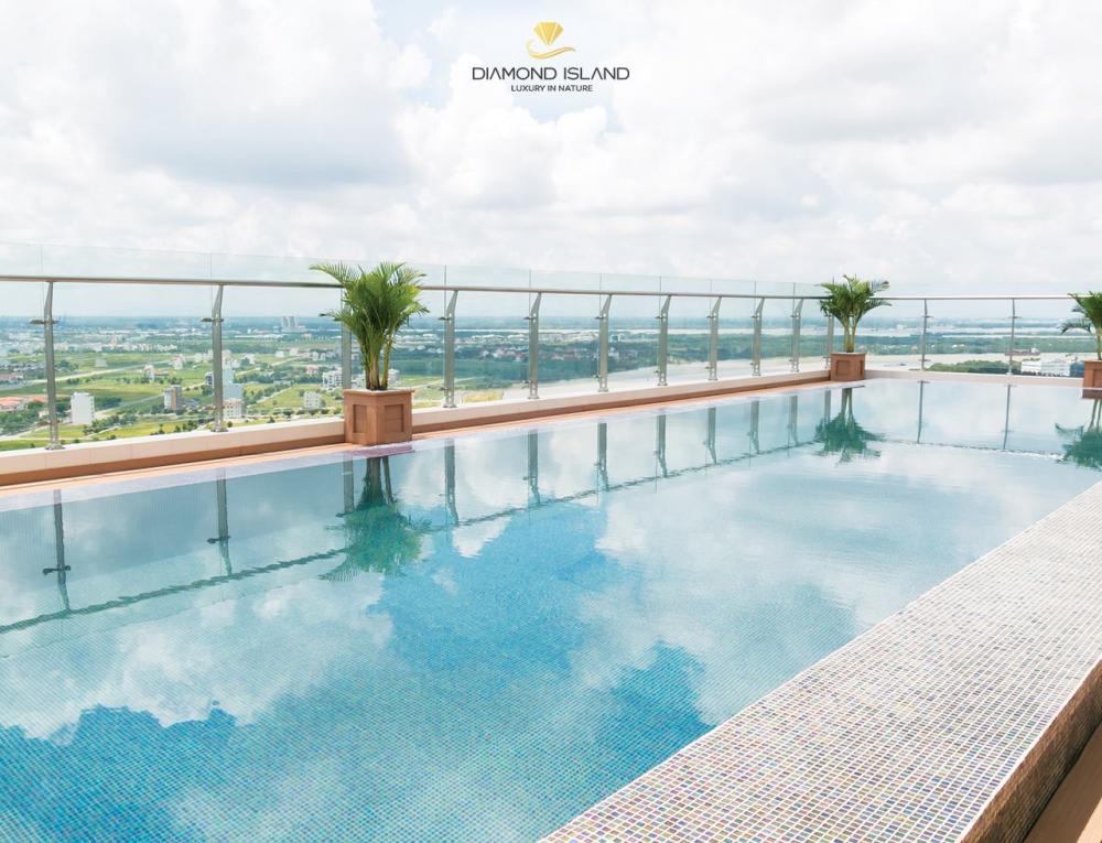 Penthouse, Sky Villa Đảo Kim Cương, 3 view sông đẹp nhất Quận 2, 329 m2, 22,5 tỷ