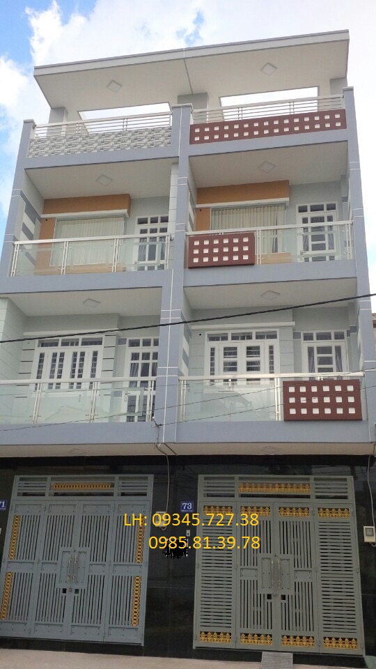 Nhà 5 tầng, 4x17m trong KDC Bình Phú, gần đường Hậu Giang, giấy tờ đầy đủ