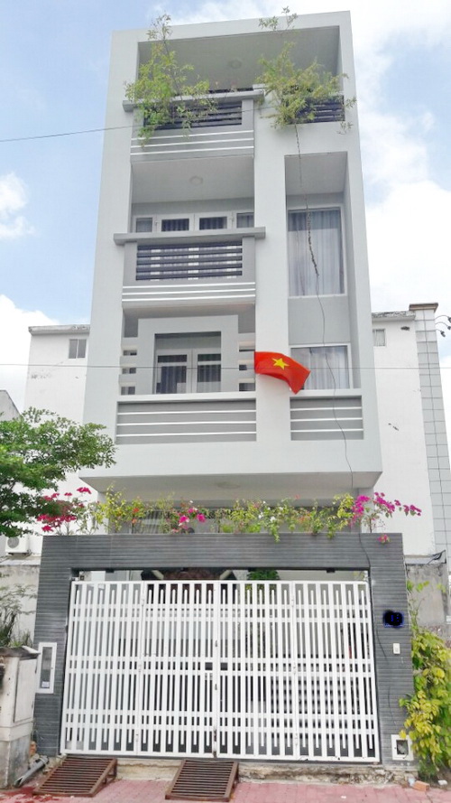 Bán nhà phố 4 lầu, 8 phòng ngủ KDC kim sơn, Tân Phong, Quận 7