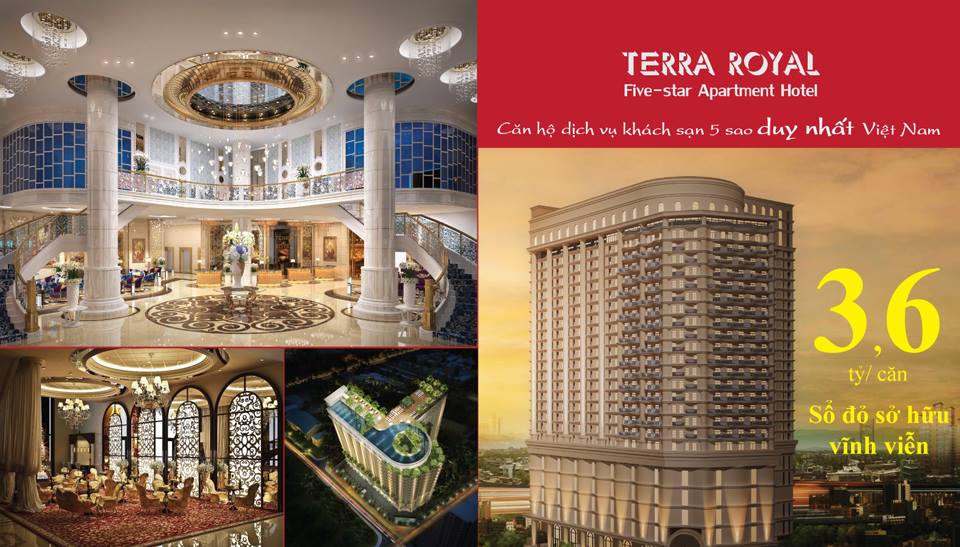 Đầu tư Căn hộ Terra Royal  tiện nghi 5* tại trung tâm quận 3, chỉ với 3,6 tỷ/58m2 với hai phòng ngủ 