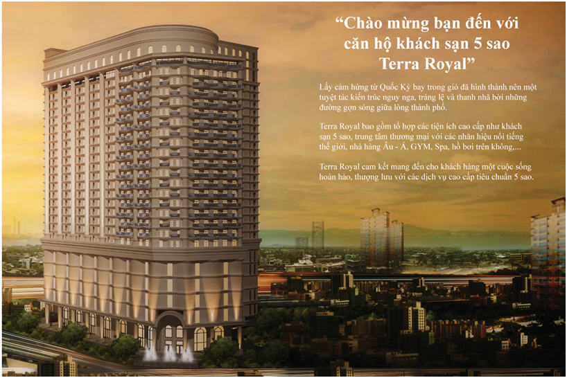 Đầu tư Căn hộ Terra Royal  tiện nghi 5* tại trung tâm quận 3, chỉ với 3,6 tỷ/58m2 với hai phòng ngủ 