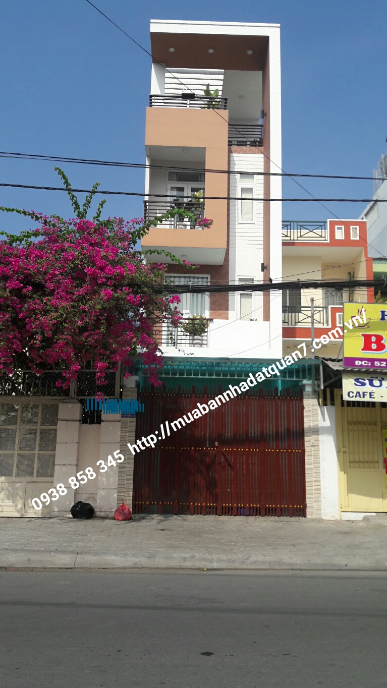 Bán gấp mặt tiền Lâm Văn Bền, Quận 7, Dt: 4x25 m trệt 3 lầu ST. Nhà mới, nội thất cao cấp
