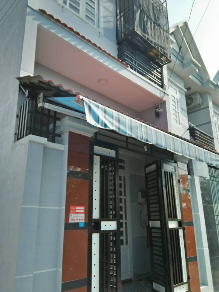 Bán nhà mặt tiền gần UBND Vĩnh Lộc B, Bình Chánh 45m2, 2 PN GL, SH 980tr