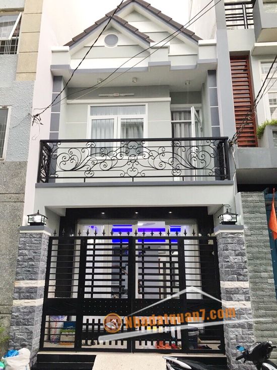 Bán nhà mới 1 lầu mặt tiền đường số 79 khu Tân Quy Đông, P. Tân Phong, Q7