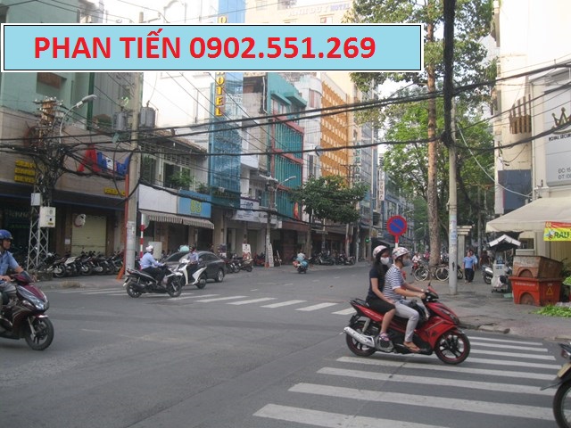 Cần bán nhà 2 mặt tiền Trần Quý Khoách, Q1, DT 8.2mx17m, 6 lầu mới LH 0902551269