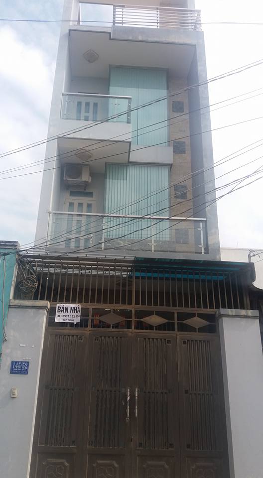 Cần bán nhà hẻm 110 đường Tô Hiệu, Tân Phú 8 x 16 m, 4 lầu, giá 9.6 tỷ