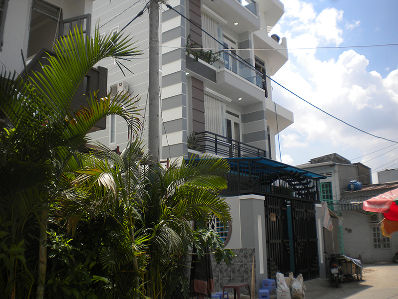 Bán nhà kiểu biệt thự đẹp mặt tiền hẻm 1/Đất Mới, (Bình Trị Đông) Bình Tân, 4.5x19m, 4tấm
