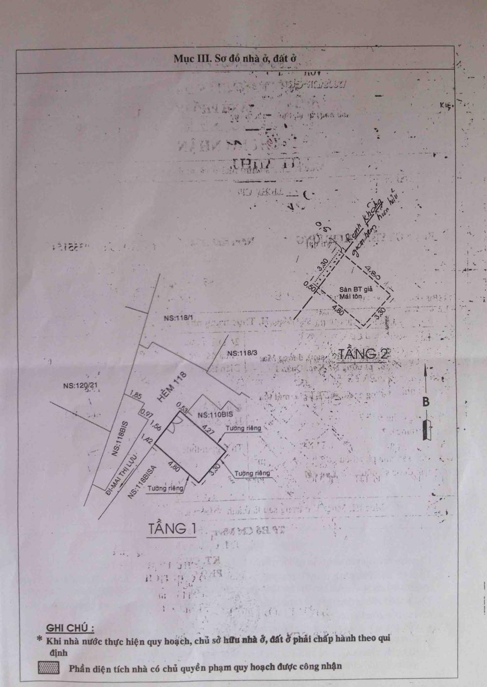 Bán nhà riêng đường Mai Thị Lựu, Q. 1, giá chỉ 1,7 tỷ