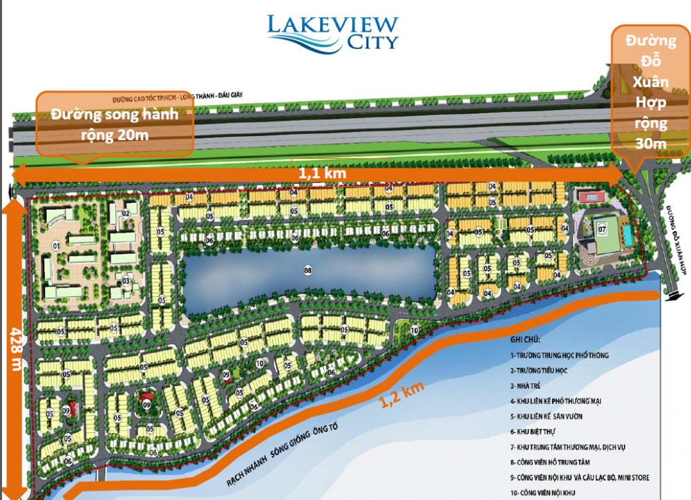 Lakeview City, khu đô thị hoàn chỉnh và đồng bộ quận 2. LH 0937583233