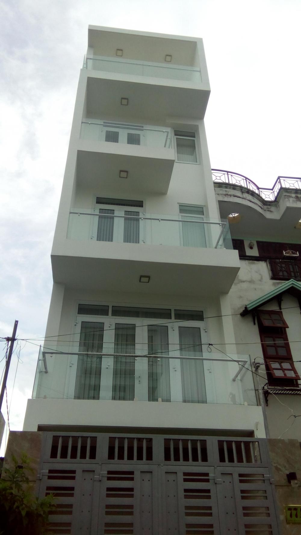 Bán nhà mới, đẹp, trệt, 2.5 lầu, hướng Tây Bắc, KDC An Phú Hưng, p. Tân Phong, Quận 7