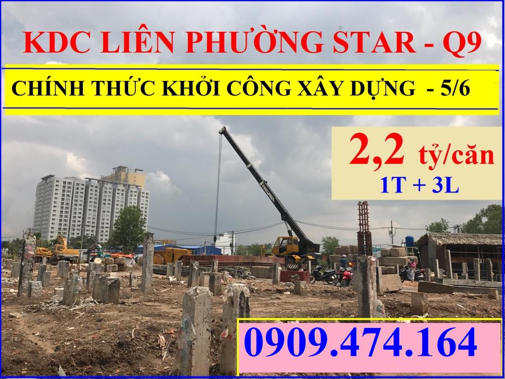 0909.474.164 bán nhà Q9, xây 1T+ 3L, 2,2 tỷ/căn, cạnh biệt thự Lucastar Khang Điền