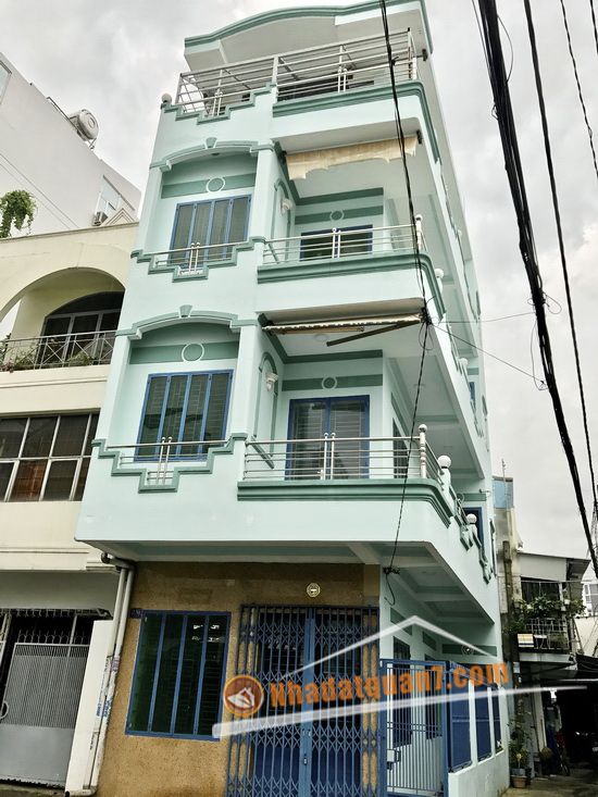 Cần bán gấp nhà phố 3 lầu, ST góc 2 mặt tiền đường số 14A Khu Cư Xá Ngân Hàng, P. Tân Thuận Tây, Q7