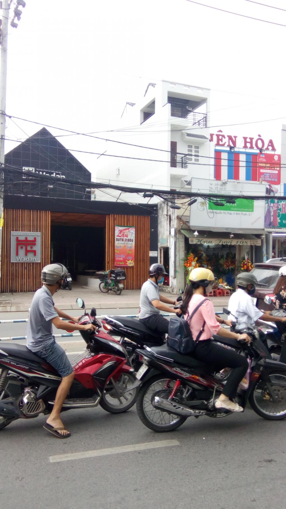 Bán nhà diện tích 10x40m, mặt tiền đường Nguyễn Thị Thập, Phường Bình Thuận, quận 7