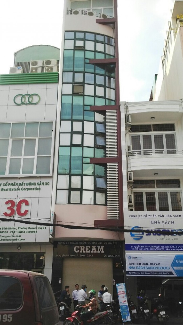 Bán nhà mặt tiền Quận 1, đường Nguyễn Bỉnh Khiêm, 6 lầu. Đang cho thuê 92 triệu/th.