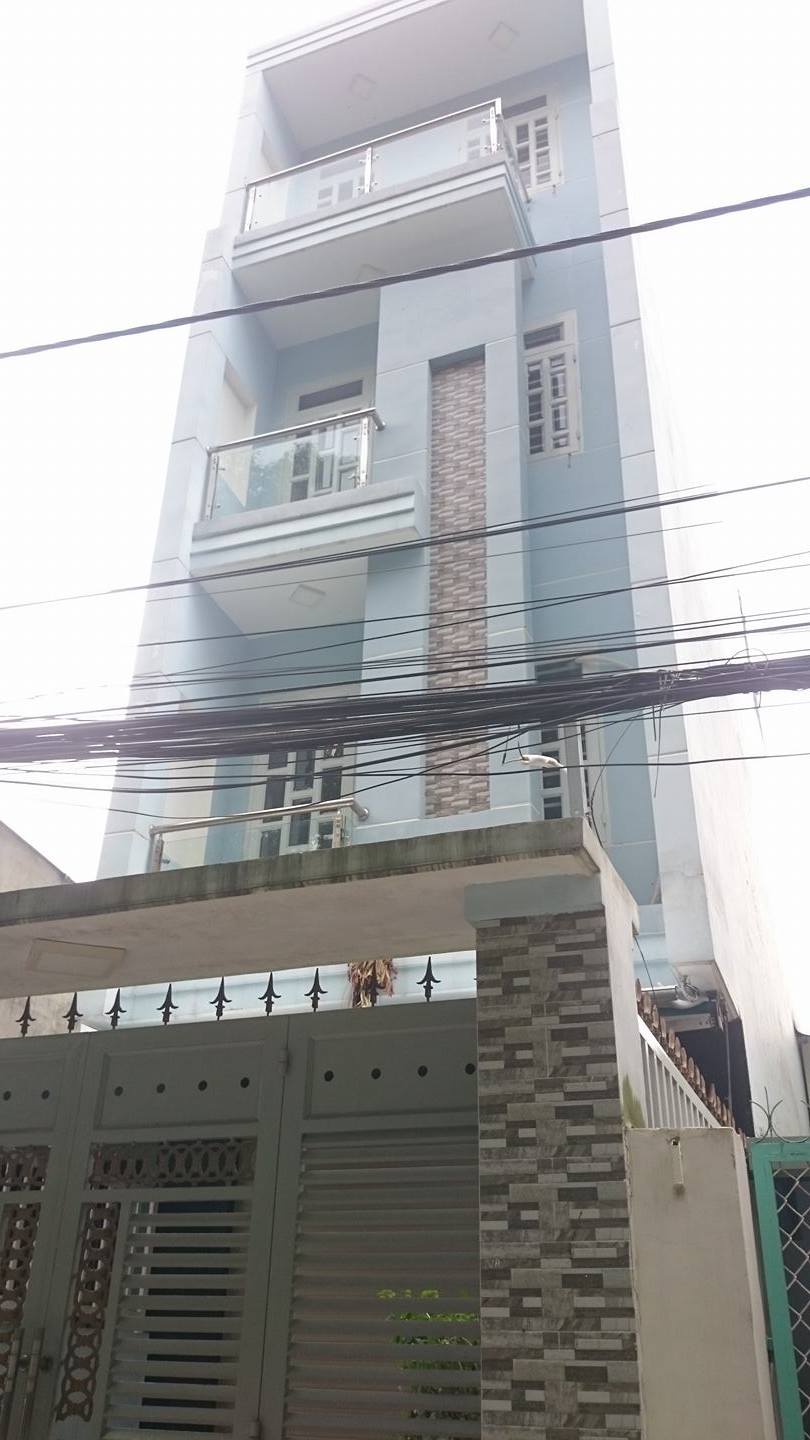 HXH 6M số 23 Nguyễn Hữu Tiến, P.Tây Thạnh, 4x20m, 4 lầu, nhà mới, 4,5 tỷ TL