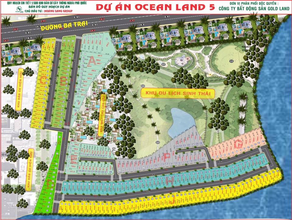 Tham khảo tiện ích và giá OCEAN 5 nếu có nhu cầu đầu tư đất Phú Quốc